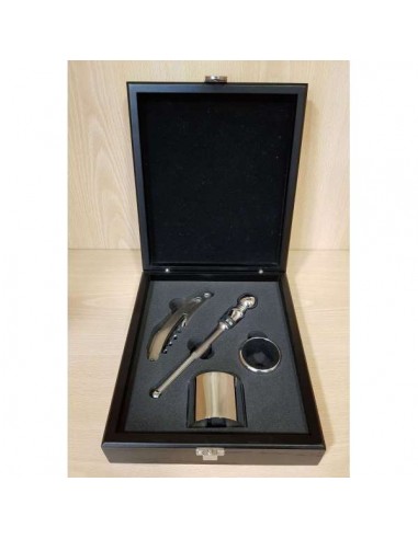 Set Vino Madera 4Pcs